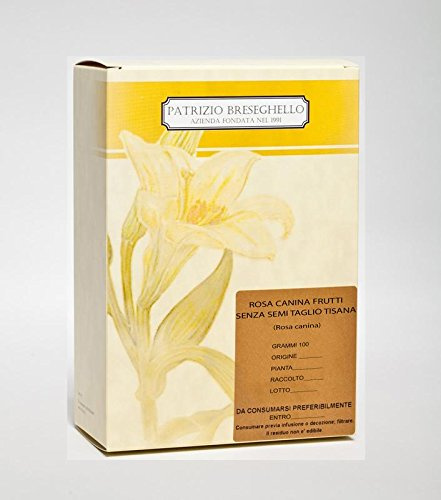 Rosa canina frutti senza semi taglio tisana 100 g