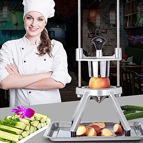 Affettatrice per Frutta Commerciale, Taglia Frutta e Verdura Rapido per Limone lime Mela Patate Tagliafrutta con Lame in Acciaio Inox, Piedini Antiscivolo, Utensili da Cucina (Taglia : 8 Section)