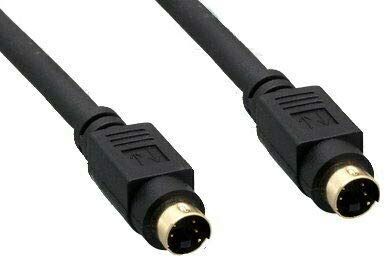 yanw 6' S-Video Cable MiniDin4 for Camcorder DVD DVR TV SVHS VCR Gold Plated