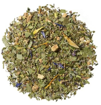 TEA SHOP - Infusión Super Wellness 100g - 50 Tazas - Infusión a Granel - Balsámica y herbal - Propiedades naturales: Propiedades digestivas, antiinflamatorias, diuréticas y relajantes