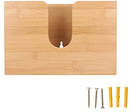 Tyenaza Papierhandtuchspender, Taschentuchhalter, Serviettenbox, Holz, Badezimmer-Papierhandtuchhalter, Arbeitsplatte für Badezimmer, Küche, Wohnzimmer