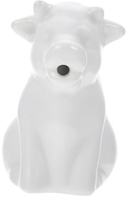 Amosfun 2pcs Porcelain Milk Jug Small Ceramic Cup for Latte Elegant Animal Shaped Beverage Cup