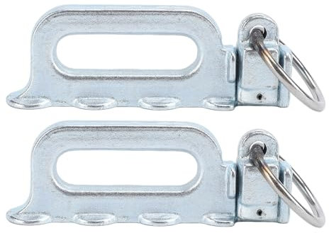 L-Schienen-Doppelbolzen-Zurrgurt mit O-Ringen, Kohlenstoffstahl, LKW-Ladefläche, Ladungssicherung, Pickup, Wohnmobil, ATV