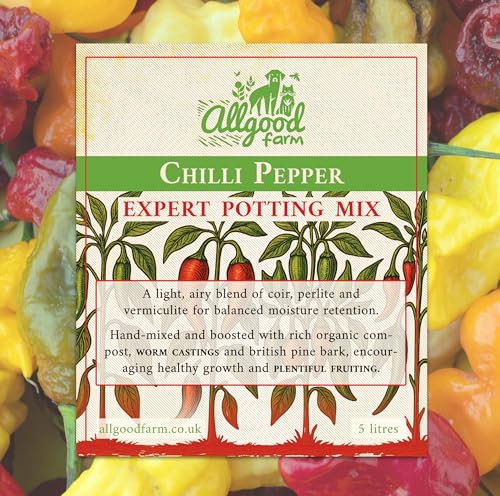 Allgood Farm Chilli Pepper Soil - Expert Potting Soil Mix (10 Litres)