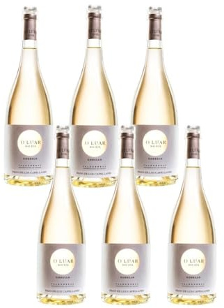 O Luar Do Sil Godello 2025 caja de 6 Botellas – Pago de los Capellanes | Vino Blanco D.O. Valdeorras | 100% Uva Godello | 750 ml