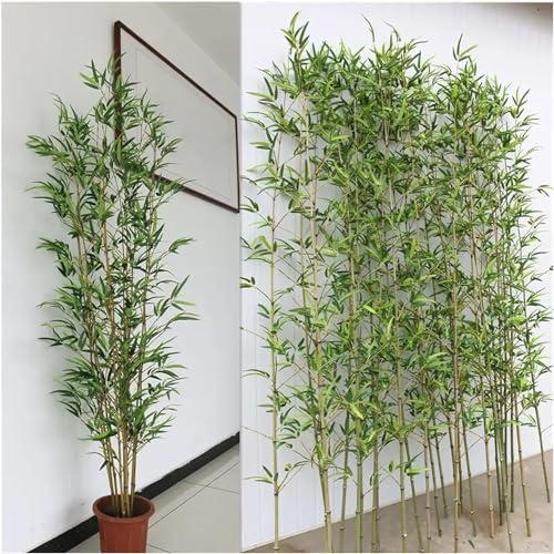 Künstliche Bambuspflanzen for die Innen- und Außendekoration – Simulationsbäume for Raumteiler und Wandtrennwände(1.5m Tall 30 Pack)