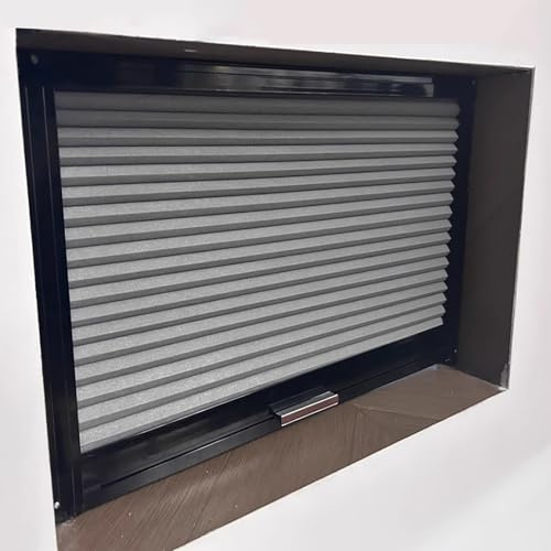 60 Cm 64 68 72 76 80 84 88 92 96 100 Cm Large Kitchen Serving Window Retractable Door, Aluminum Folding Invisible Doors Heavy Duty with Nonwovens, Without Drill(W 80 x H 70 cm)