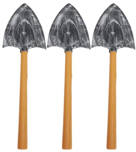 Toyvian Lot de 3 Pelles de Jardin en Mousse pour Accessoires de Farces Halloween Cosplay et Spectacles Déguisement de Nain