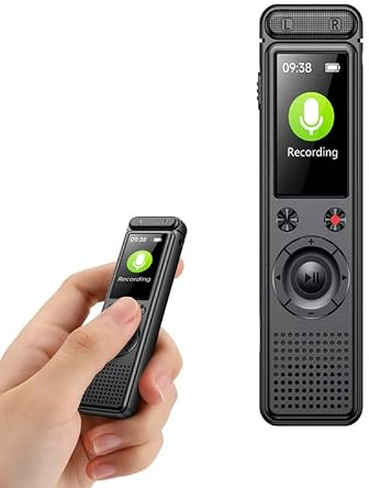 Gonikli 64 Go de Mémoire Micro Espion Enregistreur Vocal