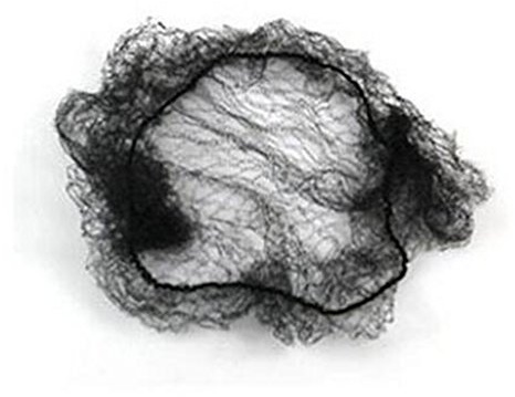 WeKen Pack of 20pcs Hair Nets Invisible Elastic Edge Mesh 50cm 20 Black