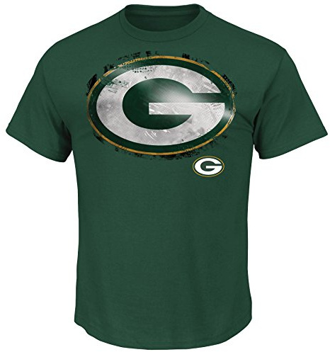 Majestic Athletic NFL Football Green Bay Packers T-Shirt Trikot Line to Gain LTG (S)