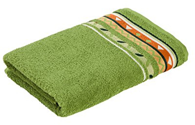 frottana Country Duschtuch 67 x 140 cm aus 100% Baumwolle, peridot