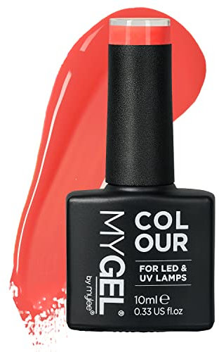 Mylee Gel Nail Polish 10ml [High Rise] UV/LED Soak-Off Nail Art Manicure Pedicure for Professional, Salon & Home Use [Yellow/Orange Range] - Long Lasting & Easy to Apply