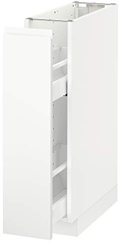 METOD Unterschrank / Auszugarmaturen 20x62,1x88cm weiß/Voxtorp matt weiß