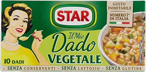 6x Star vegetale veggie dado brodo Vegetarisch Suppenwürfel Brühe reich an Geschmack 10 Würfel