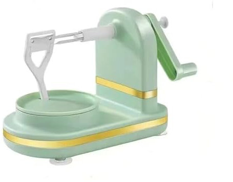 Pelador de manzanas hecho a mano, para frutas, verduras, patatas peras, manzanas, peras, kiwi, tomates, verduras y frutas (verde)