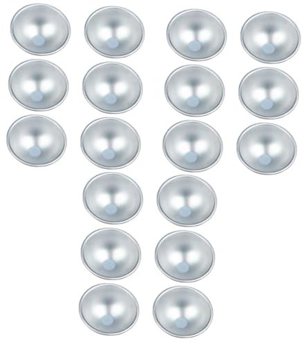 MAGICLULU 18pezzi Stampo Alluminio Per Pudding e Dessert Mousse Cake Molds Per Cucina Per Torte e Dolci Fatti Casa