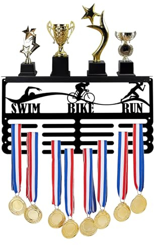 SUPERDANT Medaillen Regal Trophäen Regal Sport Medaillenhalter Hängendes Auszeichnungs Regal Medaillen Haken Auszeichnungs Display Dekoration Heimdeko Für Medaillengewinner
