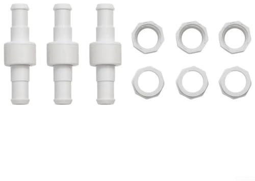 3-teiliges Poolreiniger-Schlauchadapter-Set, D20-Schlauch-Drehgelenk und D15-Schlauchmutter, Poolreiniger-Ersatzteile für 280, 380, 180