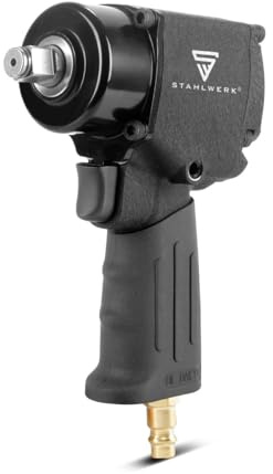 STAHLWERK Llave de impacto neumática DSS-680 ST con 680 Nm, 10.000 rpm y 1/2, llave neumática de impacto con mecanismo de impacto de 2 martillos