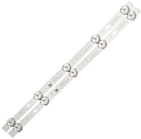 TVAAGHBCBR 10Pcs/5TV Led-hintergrundbeleuchtung Bar Licht Streifen JL.D19051235-081HS-M Anzug Kompatibel for 19 Zoll PB01D345103BL041-003H TV Zubehör Reparatur(10PCS(5TV))
