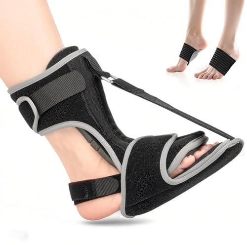 Ruioomeep Bandage pour fasciite plantaire, bandage pour les pieds, pour éperon calcanéen, bandage de voûte plantaire réglable pour soulager les douleurs de la voûte plantaire, bandages de pied adaptés