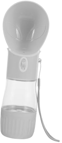 TOBBOMEY Vaso De Agua para Perros con Recipiente para Comida Botella De Agua Portátil para Mascotas De Exterior Contenedor para Perros
