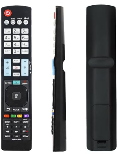 Remplacement Telecommande Universelle LG AKB73615303 AKB73615309, Telecommande Universelle Infrarouge Améliorée pour LG Smart TV Remote Configuration Facile de Télévision