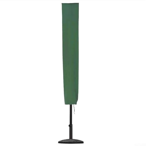 Funda para sombrilla de exterior de tela Oxford 600D, impermeable y resistente al viento, de 2 a 3 metros, color verde, 153 x 30 cm