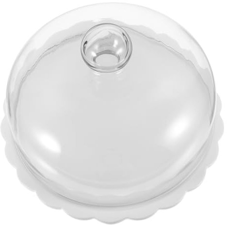 JECOMPRIS Présentoir à Gâteaux En Céramique Avec Couvercle Transparent 10 Pouces, Plateau à Dessert Nordique En Céramique, Protection Anti-insectes Pour Maison, Hôtel Et Restaurant