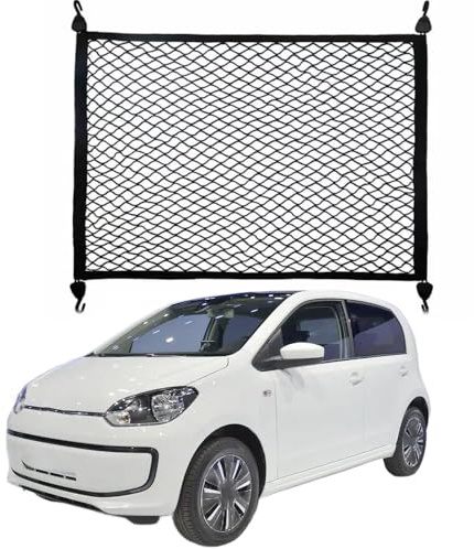 Filet de Coffre de Voiture pour Dacia Bigster (Concept Production expected 2025), 60*40 cm Filet de Rangement Élastique et Robuste pour Bagages et Courses, avec Crochets et Vis de Fixation Inclus