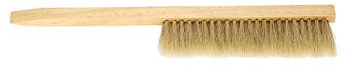 Respicefinem Soft Pig Bristles Bee Brush with Wooden Handle Gentle Beekeeping Tool for Cleaning Nest Spleen and Brushing Bees