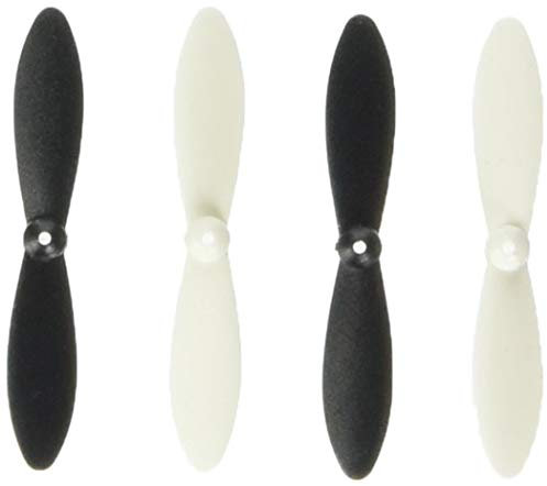 efaso Ersatzteil 5 x Rotorblätter in schwarz/weiß - Passend für Revell Nano Quad 23970/23971 und Nano Quad Pro 23965 (43968/44168)