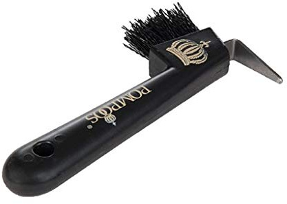 Goldenline 9100 Grattoir à sabots avec brosses Noir