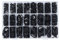 Yuhtech O-Rings Nitrile Rubber, 740 Pcs 24 Sizes Rubber O-Ring Sealing Gasket Rings Washer Seal Assortment Set