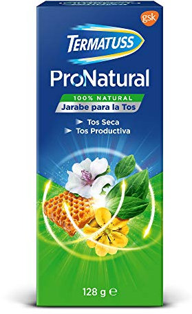 ANTERCITE Termatuss Jarabe para la Tos con Miel y Complejo a Base de Plantas, Sin Gluten y 100% Natural, 128 g