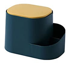 Poubelle Creative Desktop Corbeille Can Salon Salon Bureau Storage Push Push Push Poussez Petit carton Poubelle peut gaspiller le papier peut détruire la poubelle Corbeille papiers ( Color : C )
