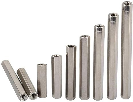 M4 304 Edelstahl-Gewinde, Sechskant-Doppelpass-Abstandshalter, Säulenhalterung, Leiterplatte (Size : M4X55mm-20pcs)