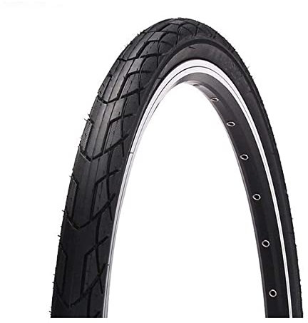DEAVER 26 x 1,5 Fahrradreifen, Pendler/Urban/Cruiser/Hybrid-Fahrradreifen, Rennrad-Reifen, Drahtperlen, Slick-Fahrradreifen für Fahrräder (schwarz)