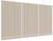 vidaXL Tissu de Remplacement pour Auvent, Voile d’Ombrage Imperméable, Toile de Store Jardin Patio Terrasse, Rayures Multicolores 6x3 m