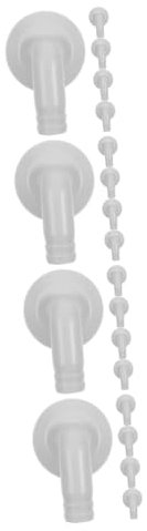 OSALADI 4sets Air Conditioning Hose Adapter Draining Hose Connector Drain Fitting 5pcs*4