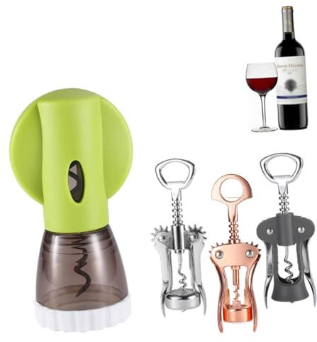 PRETYZOOM Abridor De Botellas De Vino Sacacorchos Para Vino Diseño Compacto Robusto