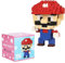 550PCS plastic granular miniature building block puzzle, cartoon Mario splicing DIY model building kids educational toy puzzle, suitable for adult stress relief party birthday