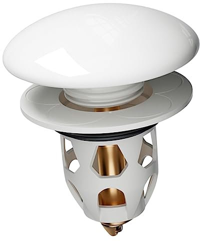 CANIGHT Waschbecken Abtropfgestell Ablassschraube für das Waschbecken Becken-Pressstopfen Drain stoppers abfluss Abdeckung Ablaufstöpsel für Waschbecken Abflussstopfen für Waschbecken Abs