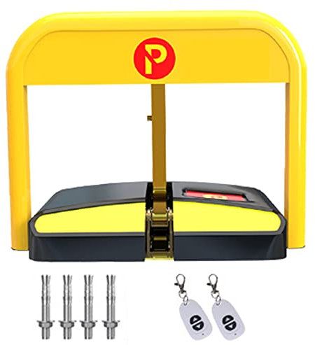 Parking Lock, Remote Control Electronic Private Parking Lock Parking Protection Lock Automatic Gate Alarm Carport Tool