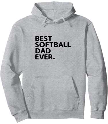 Best Softball Dad Ever Catcher Pichet Softballer Sweat à Capuche