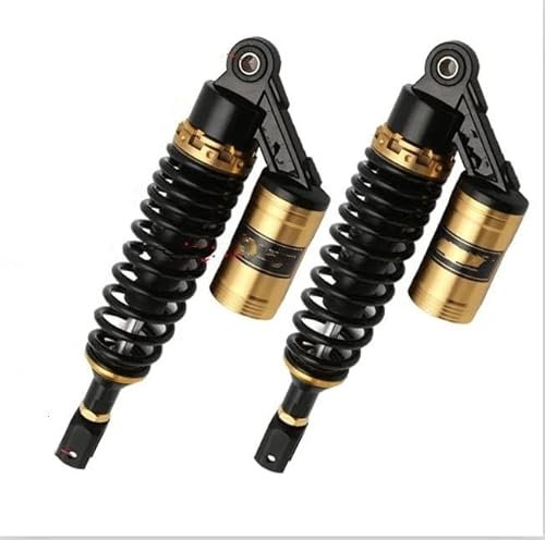 DZSHONGXINSM Federbein 2 Stück 280mm 295mm 320mm 340mm 360mm 375mm 390mm 415mm Motorrad Stoßdämpfer Aufhängung Für Kawasaki Stoßdämpfer Satz(320MM-7MM)