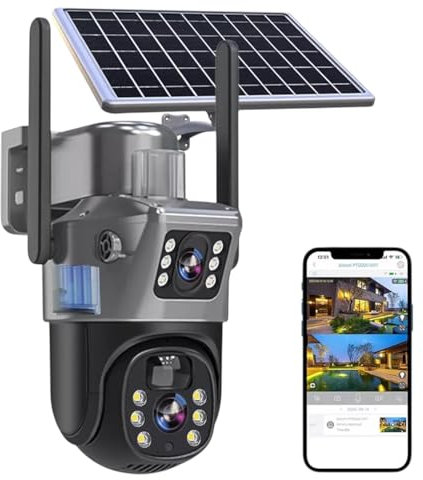 toys , grinder 360° Solar Outdoor Security Camera- Easy Setup - 6MP 4G Day and Night Smart PTZ WiFi IP Solar Powered Energy CCTV Voice Monitor Cloud StorageHome Outdoor Wireless