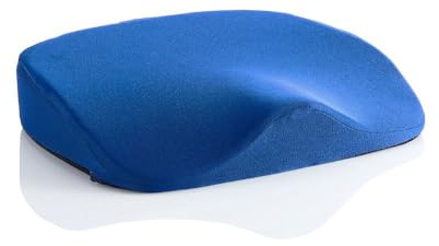 RUSSKA SoNa24 Vital Hüftkissen by Sitzerhöhung in Sattelform zur Verbesserung der Sitzqualität | Aufstehhilfe ergonomisch gegen Rücken - und Nackenschmerzen | Farbe: Blau