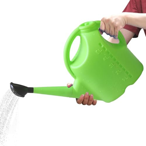 Large Gervendose - haltbarer Harzkörper, Wasserkrug, Pflanze kann | 5-Liter-Garten mit großer Kapazität mit leichtem Ausguss, ideale Bewässerungslösung für Innenpflanzen, Terrassen, Kindergärten und L